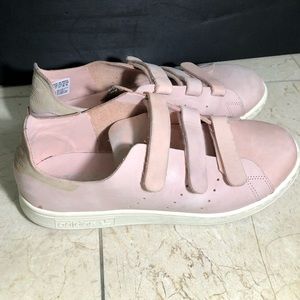 Adidas Stan Smith Sneakers in Pink Nubuck